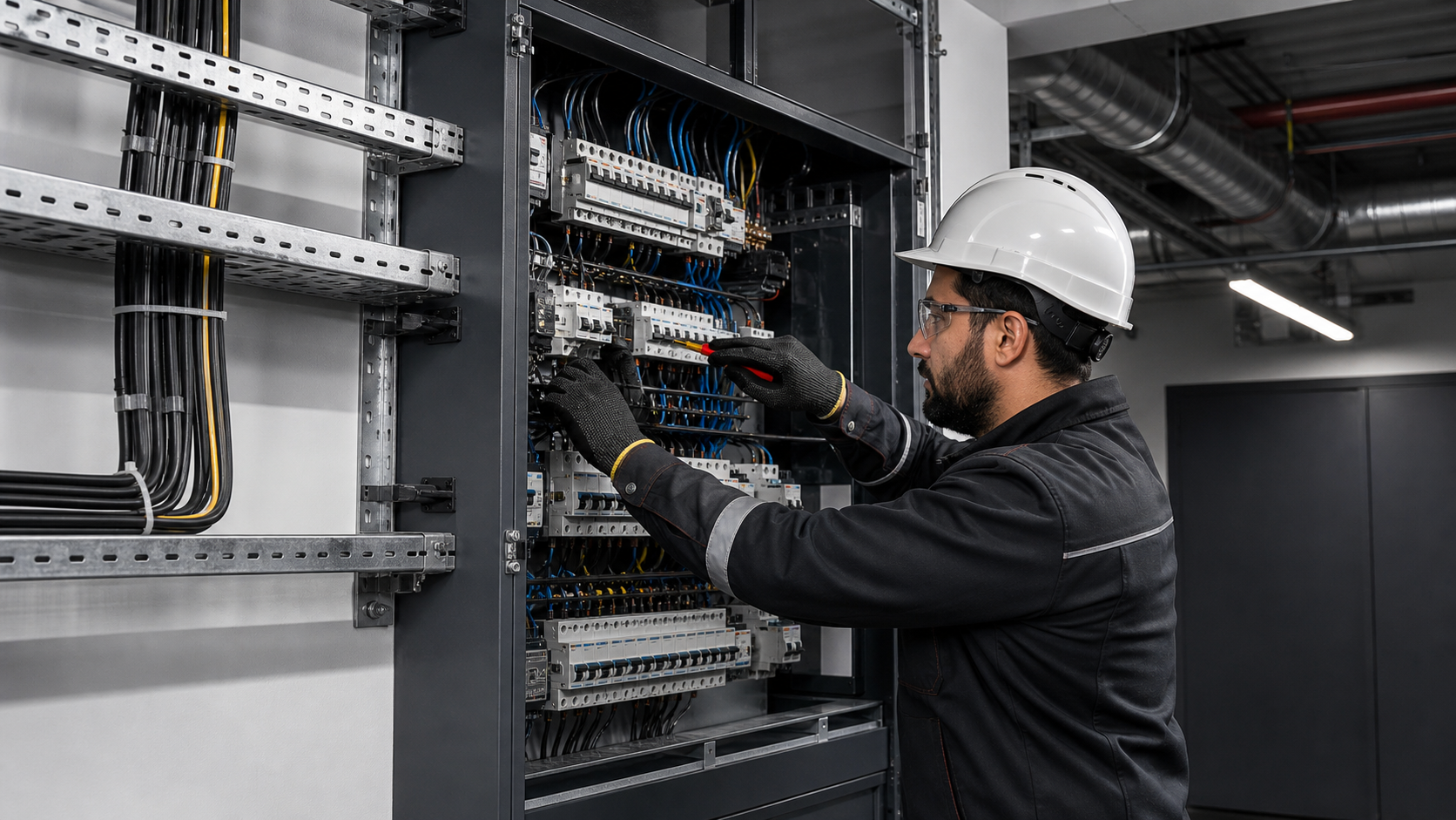 Installation électrique réalisée avec précision
